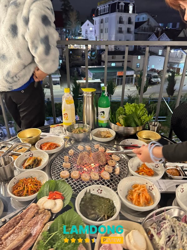 Tiệm Nướng Samwon Đà Lạt – thịt nướng than Hàn Quốc