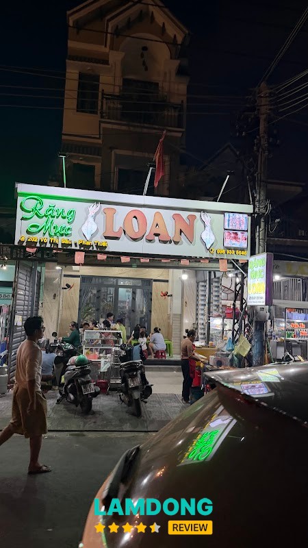 Răng Mực Loan – món răng mực