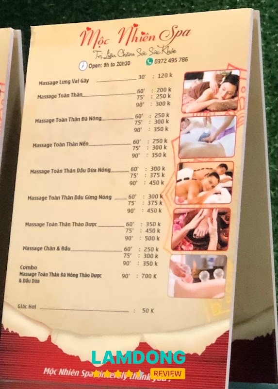 Mộc Nhiên Phan Thiết – không gian massage
