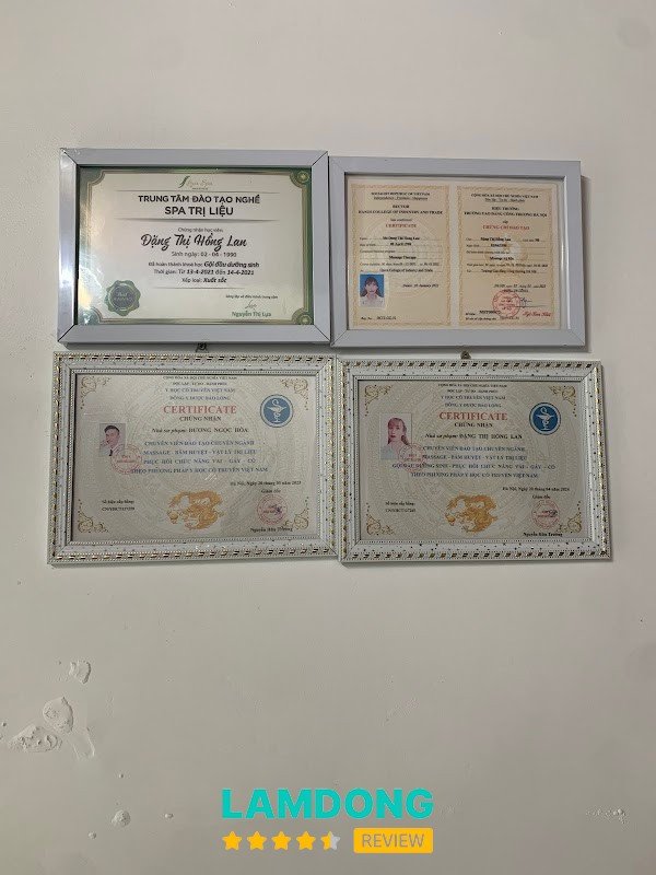Lanspa Đà Lạt – massage trị liệu