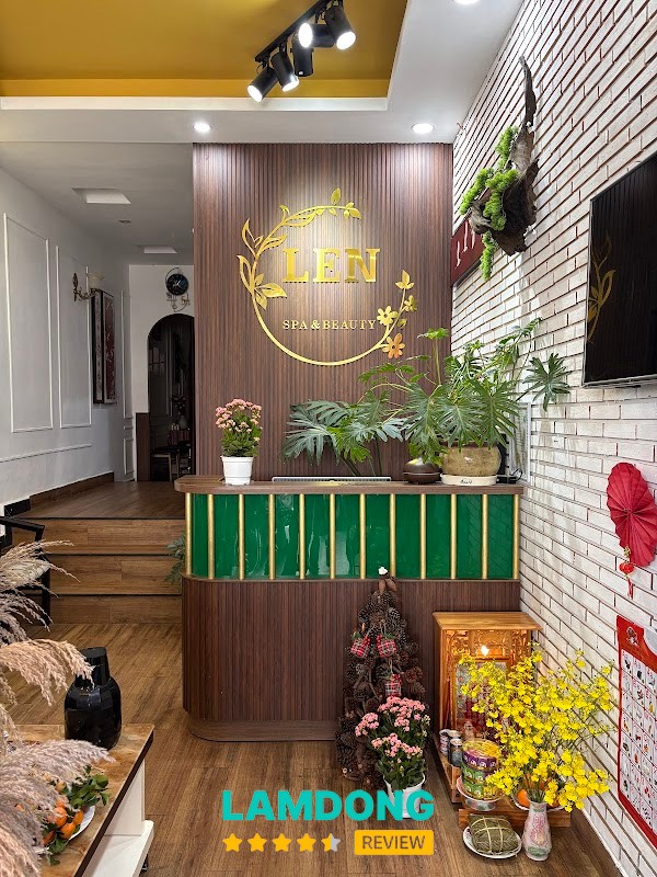 Len Spa Massage Đà Lạt – không gian ấm cúng