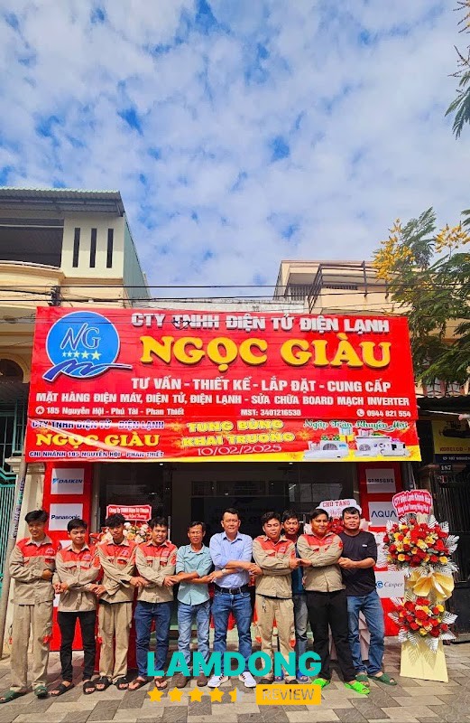 CÔNG TY TNHH ĐIỆN TỬ ĐIỆN LẠNH NGỌC GIÀU – 185 Nguyễn Hội