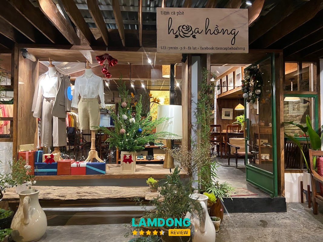 Tiệm cà phê Hoa hồng – Yersin Đà Lạt