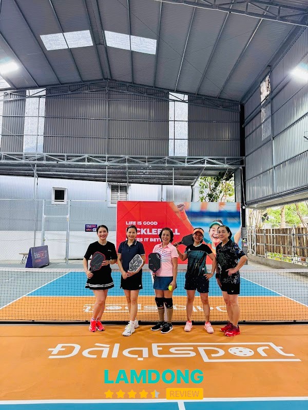 Đà Lạt Sport Pickleball sân rộng thoáng
