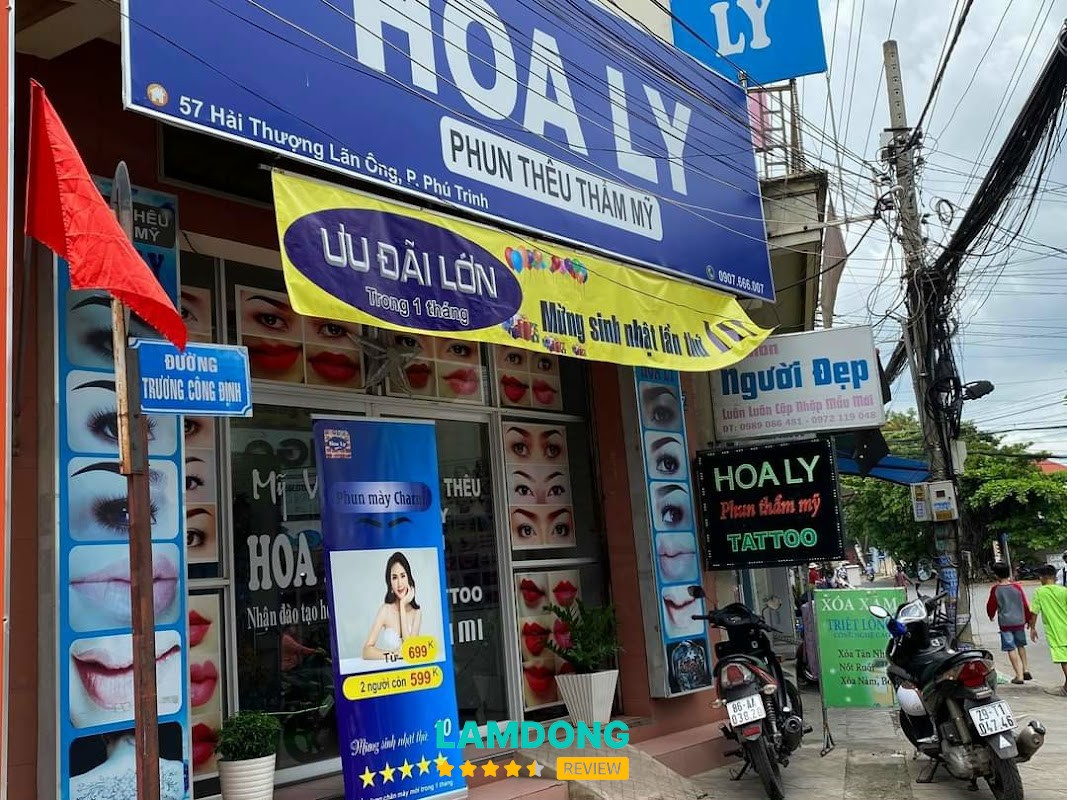 Phun thêu thẩm mỹ viện Hoa Ly – làm mày môi
