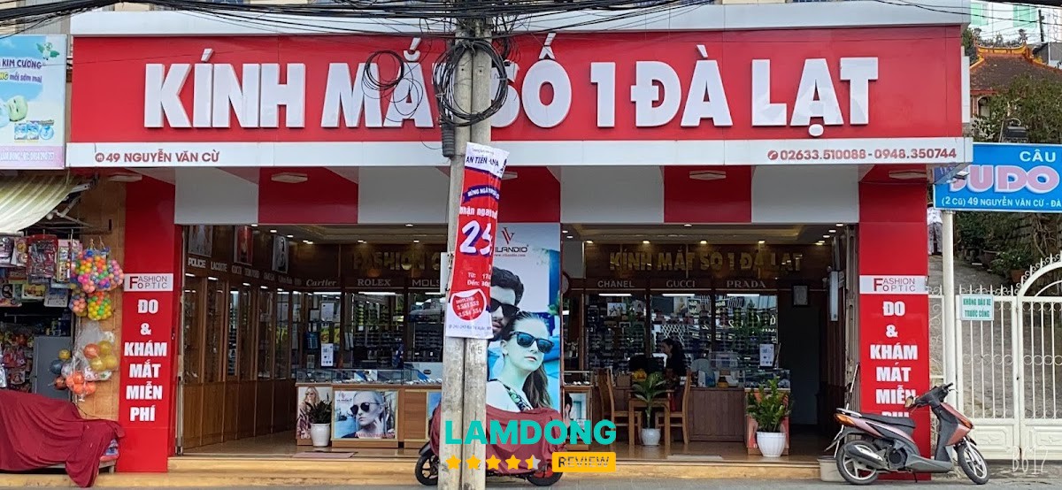 Cửa Hàng Kính Thuốc Số 1 Đà Lạt – mẫu kính râm và gọng kính