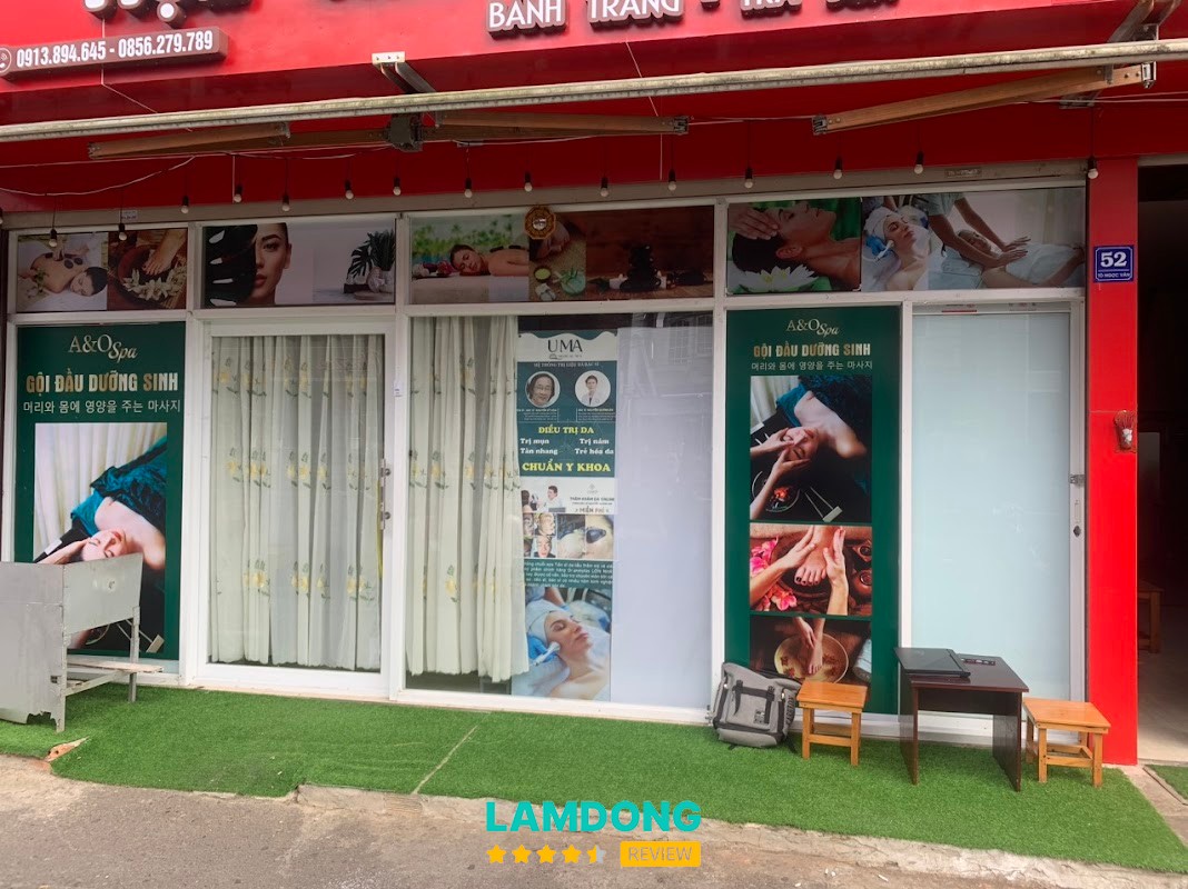 A&O Spa Đà Lạt – không gian gội đầu