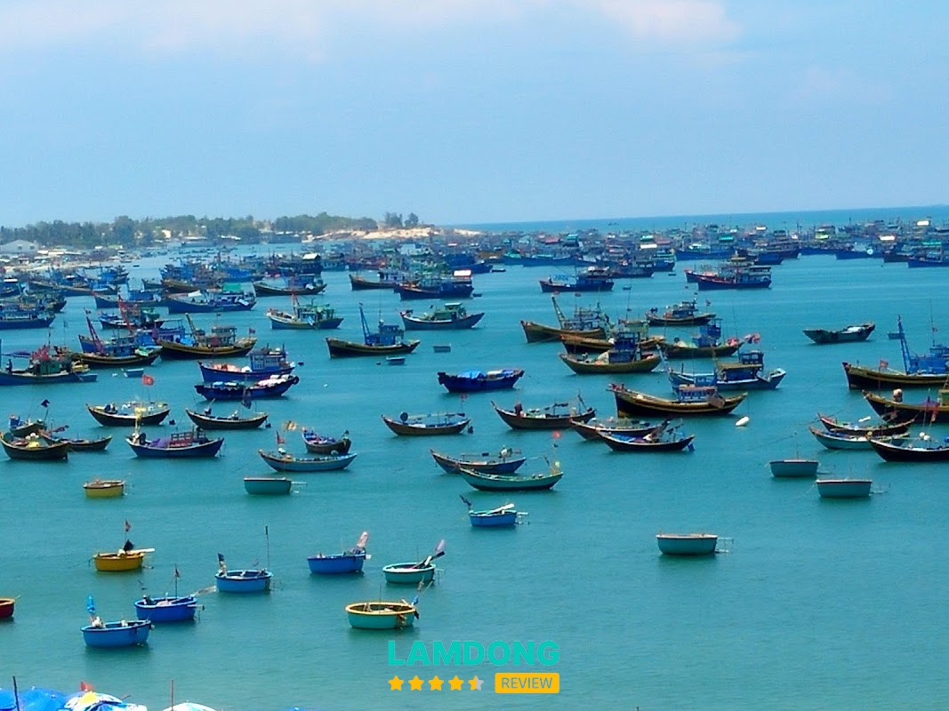 Làng chài Mũi Né – thuyền thúng ven biển