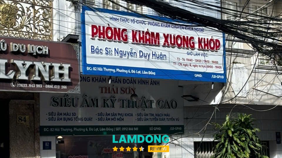 PHÒNG KHÁM XƯƠNG KHỚP BS HUÂN ĐÀ LẠT – 82 Hải Thượng, Đà Lạt