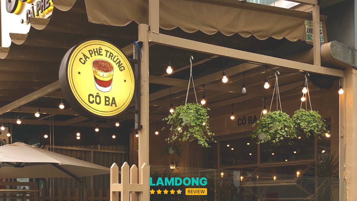 Tiệm Cà Phê Trứng Cô Ba – 105 Hai Bà Trưng, Đà Lạt