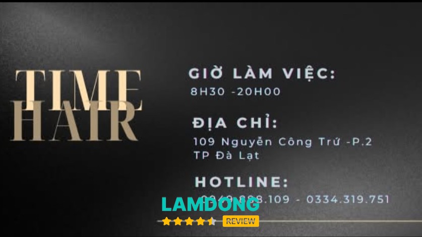 Time Hair Salon - Đà Lạt – 109 Nguyễn Công Trứ, Xuân Hương - Đà Lạt