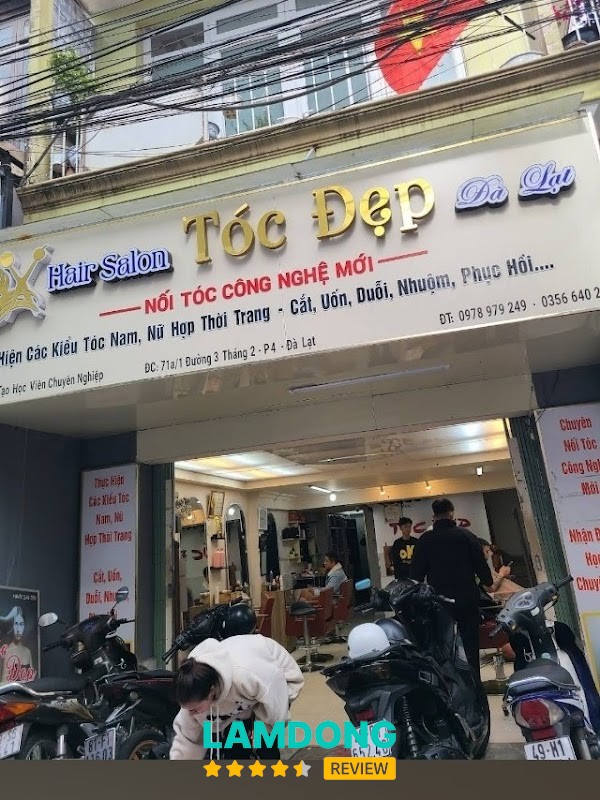 Hair Salon Tóc Đẹp Đà Lạt – không gian salon