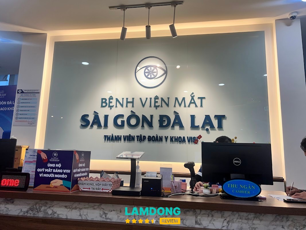 Không gian Bệnh viện Mắt Sài Gòn Đà Lạt