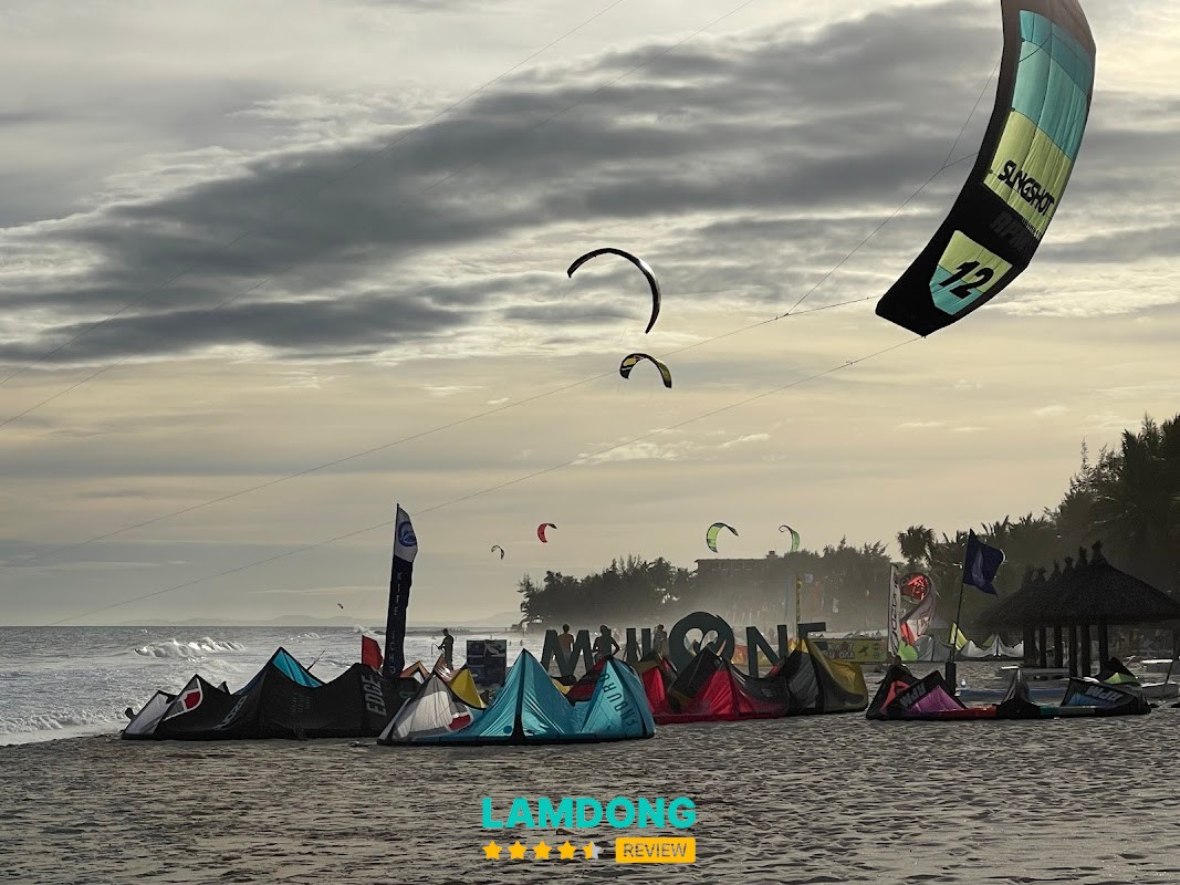 paba kite school – thiết bị và bãi biển