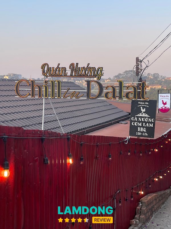 Quán Nướng Chill in Dalat view thung lũng