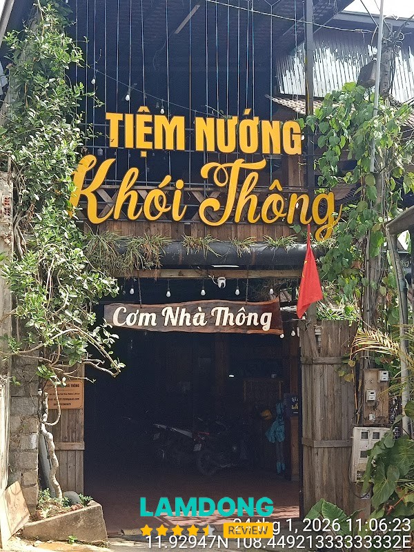 Tiệm nướng Khói Thông Đà Lạt
