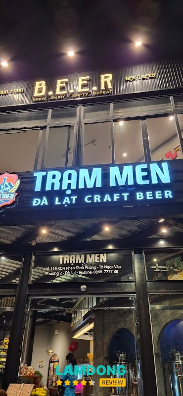 Trạm Men không gian craft beer Đà Lạt