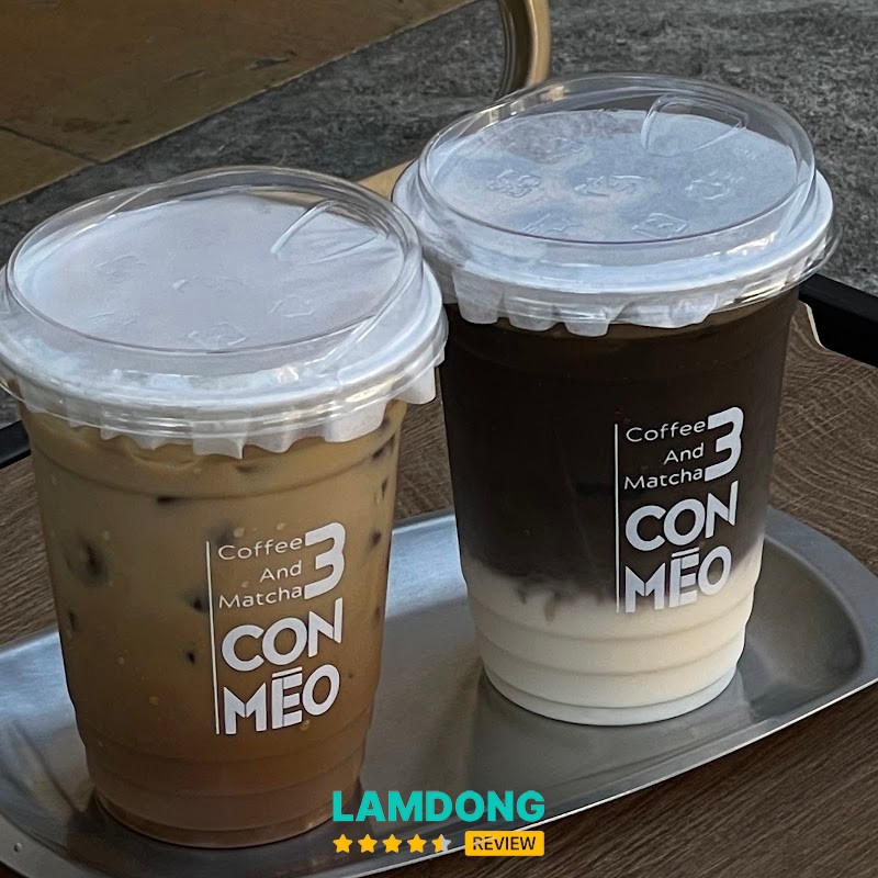 3 Con Mèo Coffee Matcha không gian