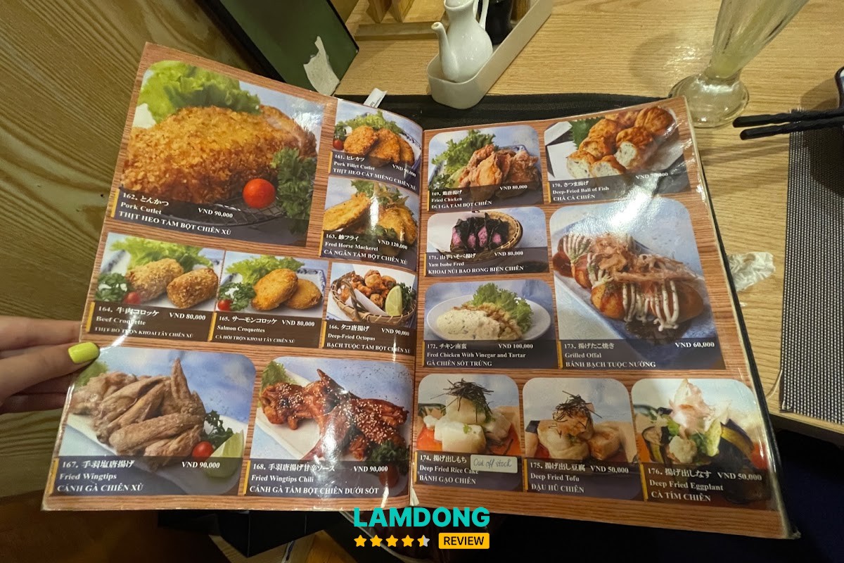 Sushi tại Ganeya Đà Lạt