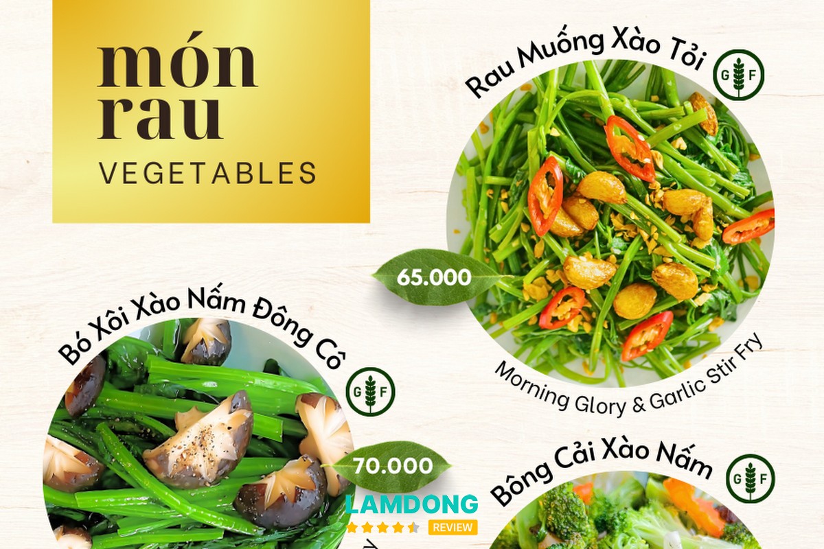 Các món thuần chay tại Vegan Heaven