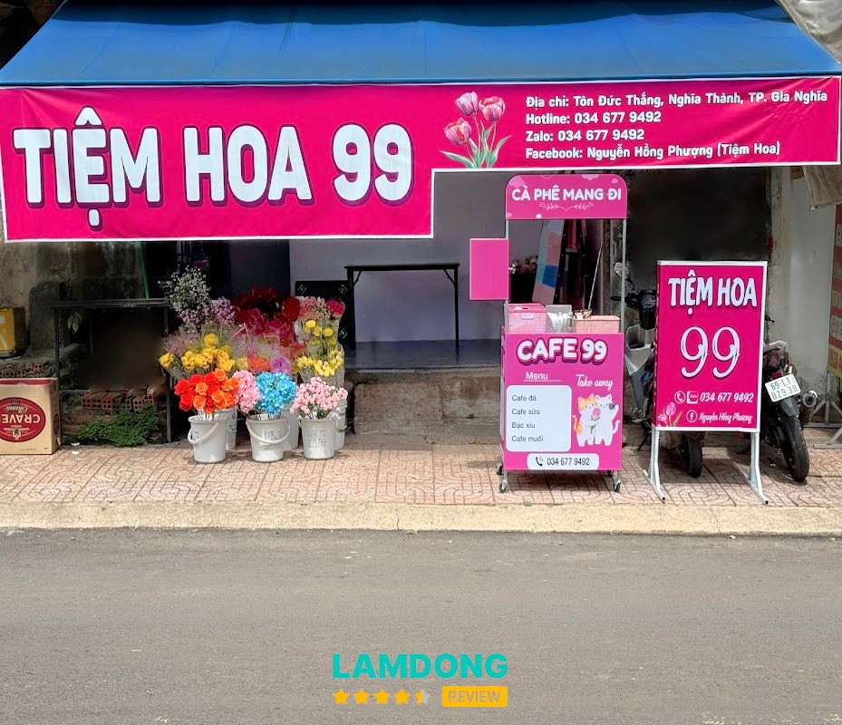 Tiệm Hoa 99 – 520 Tôn Đức Thắng, Bắc Gia Nghĩa