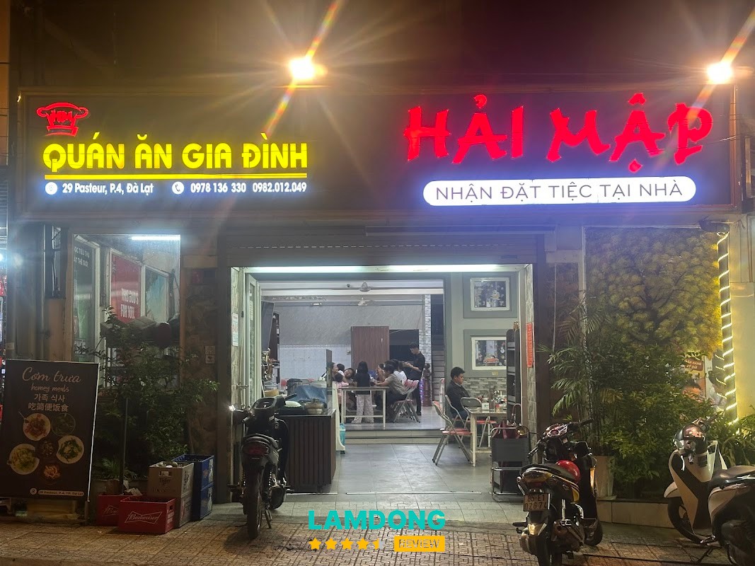 Quán ăn gia đình Hải Mập – quán ăn đêm Đà Lạt
