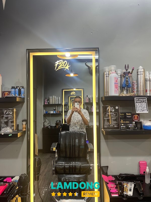 F20 da Barber – cắt uốn nhuộm nam Đà Lạt