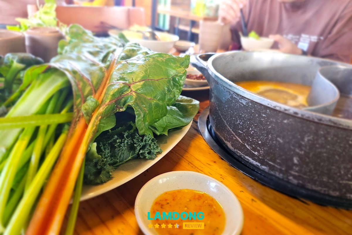Trải nghiệm tại Léguda Buffet Rau Đà Lạt