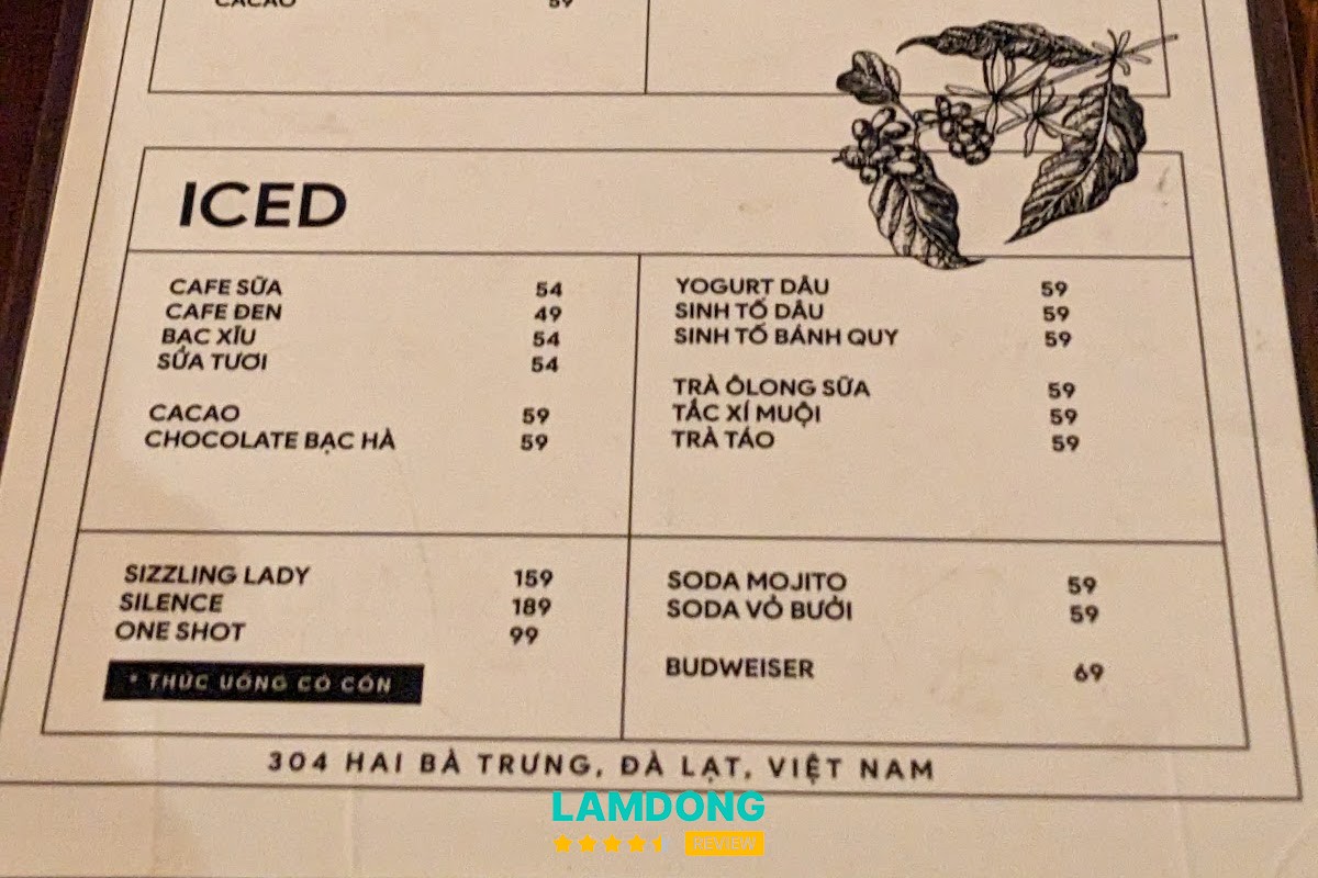 Sense Cafe tại Đà Lạt