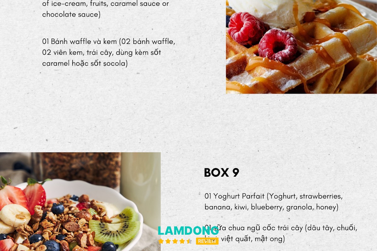 Hình ảnh món ăn tại The Brunch Box