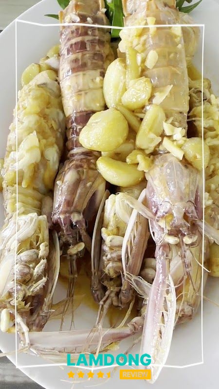 Món ăn tại Hồ Tôm Quán