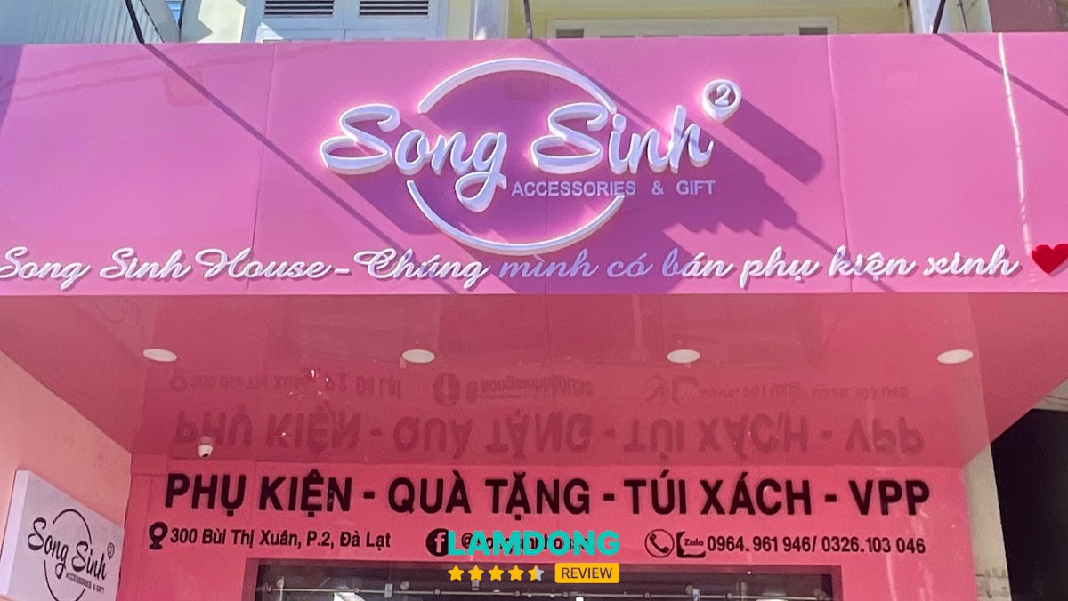 Không gian Song Sinh House 2 - Phụ kiện và quà tặng Đà Lạt