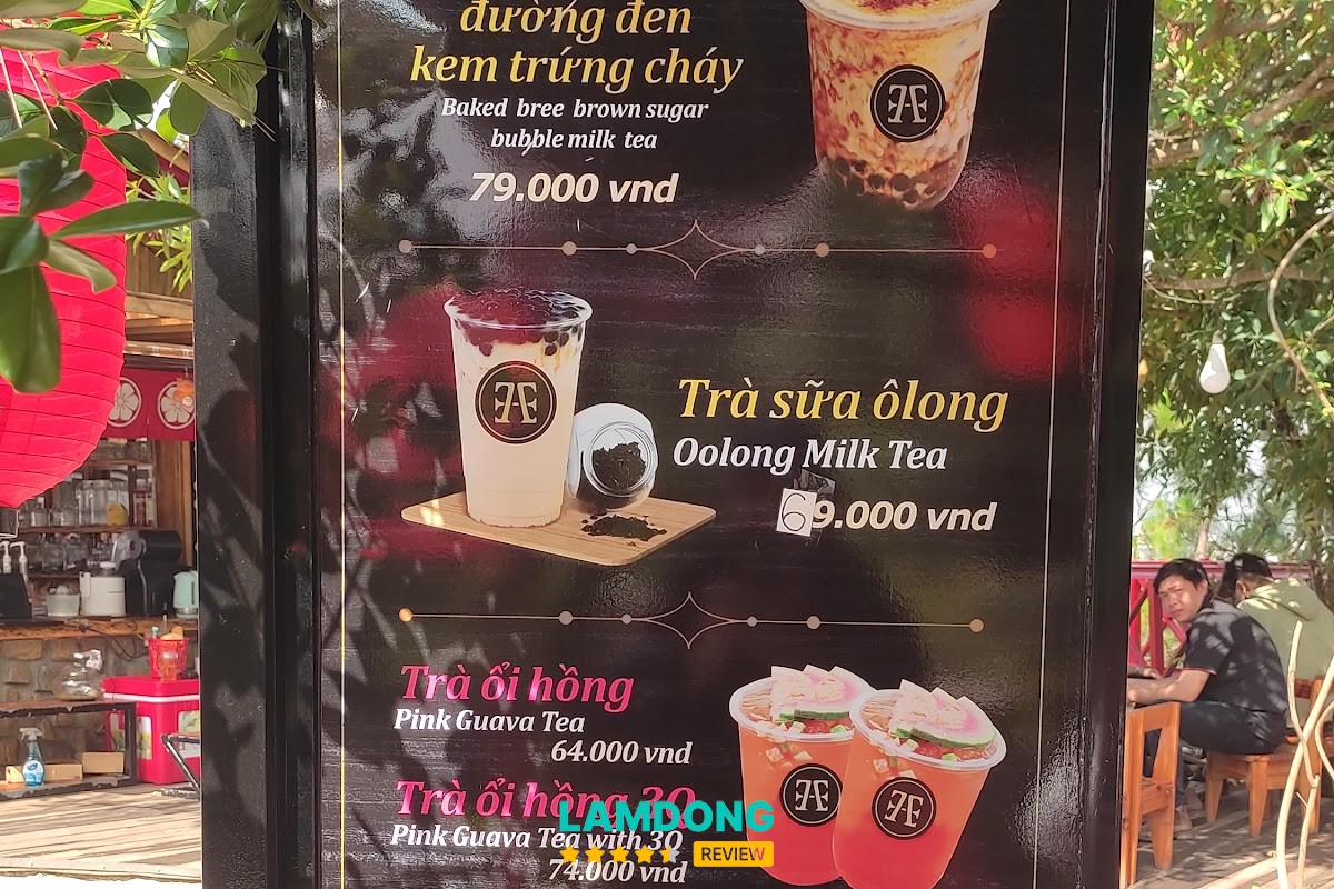 Menu tại Đà Lạt View