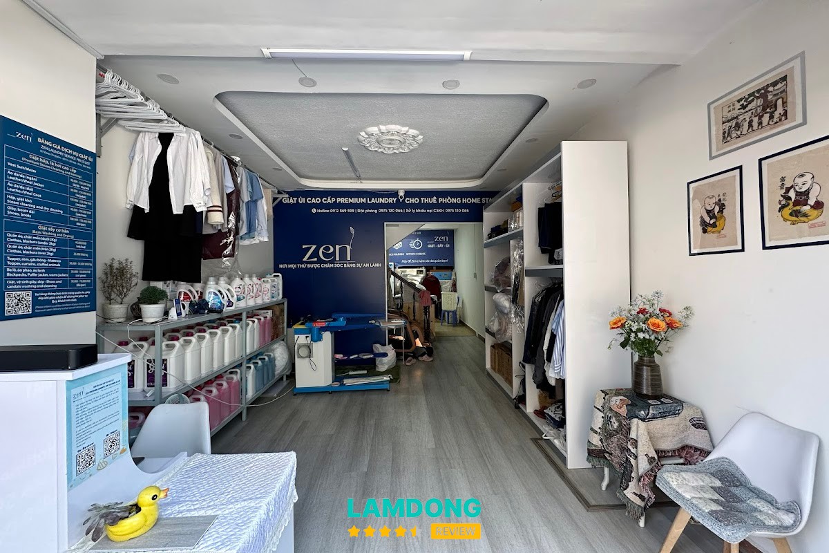 Zen Laundry Da Lat – không gian tiệm