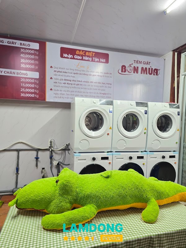 Tiệm Giặt Bốn Mùa – máy móc giặt sấy