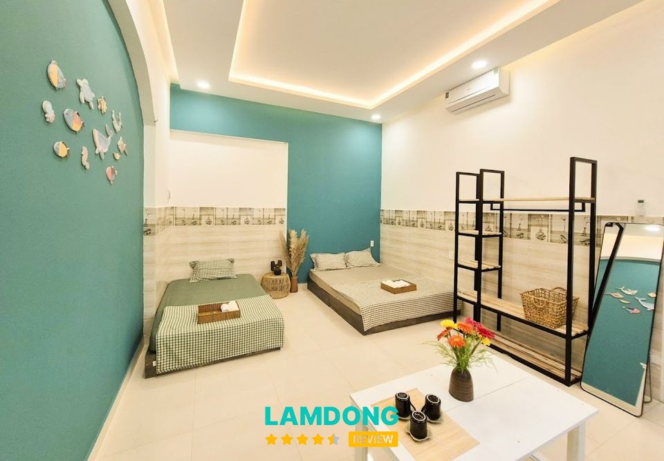 Không gian sinh hoạt tại Là Nhà Homestay
