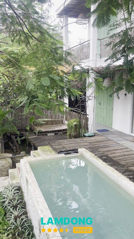 Không gian tại Thong dong homestay cà phê