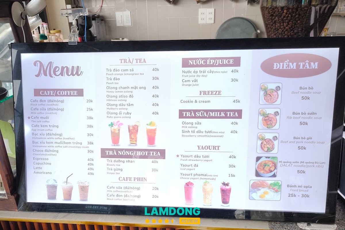 Menu Mỳ Quảng chính gốc Đà Lạt