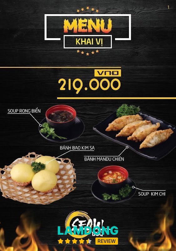Seoul BBQ – không gian nhà hàng Hàn Quốc tại Gia Nghĩa