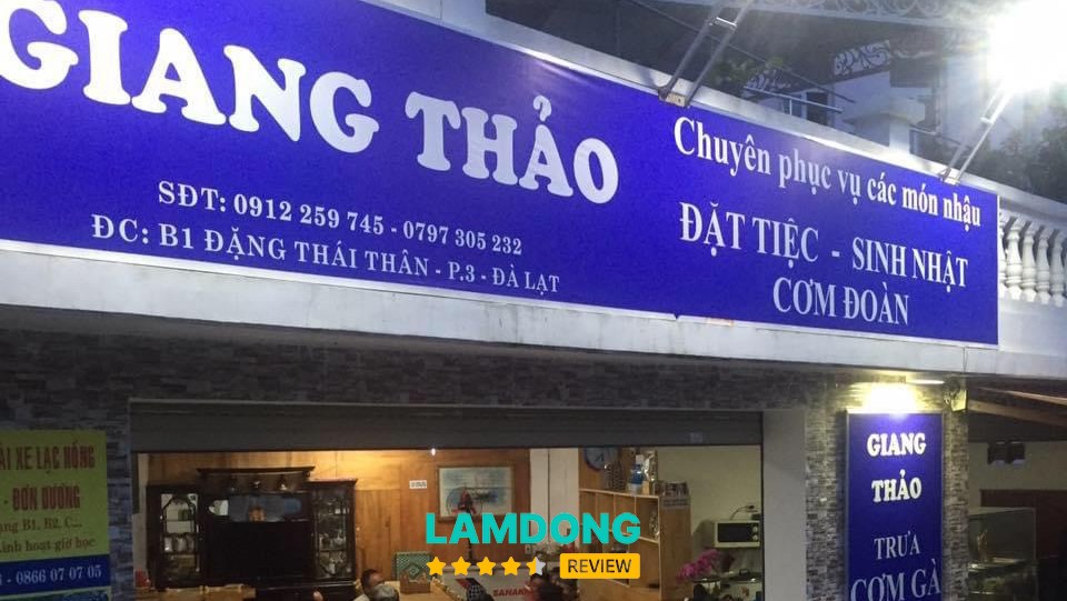 Quán ăn gia đình Giang Thảo Đà Lạt
