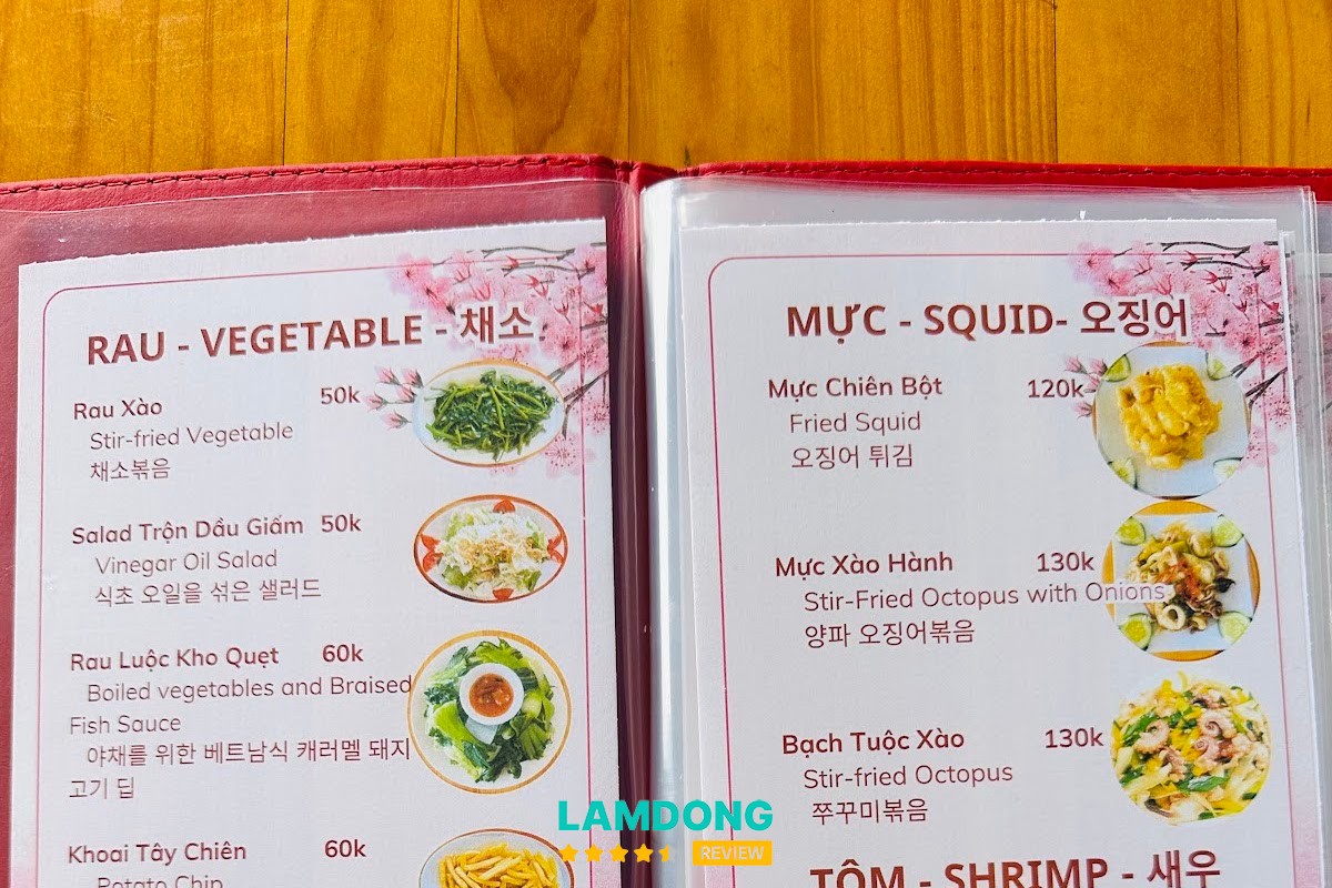 Món ăn nóng tại Giang Thảo