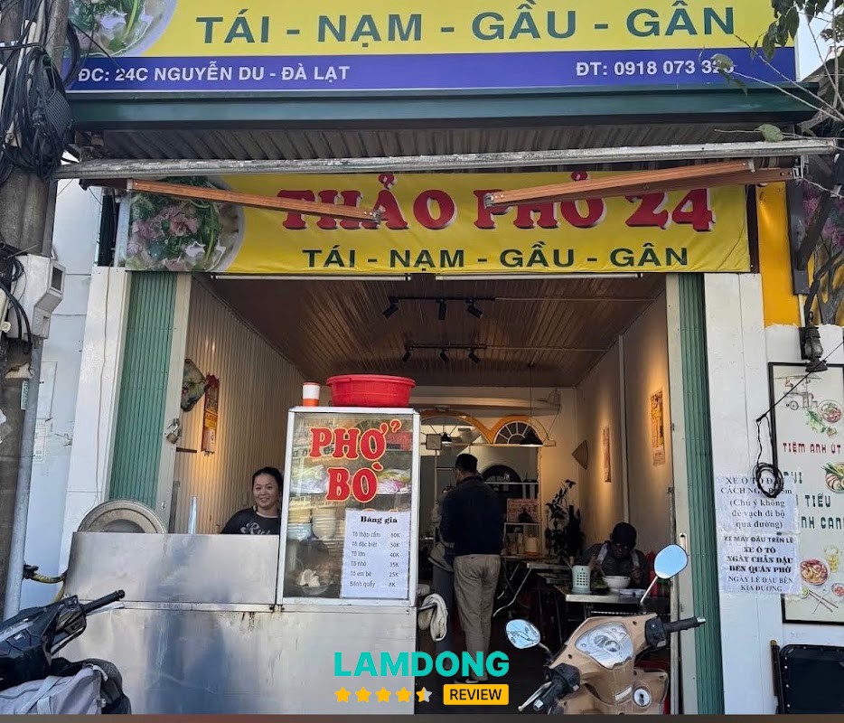 Quán Phở 24 tại Đà Lạt