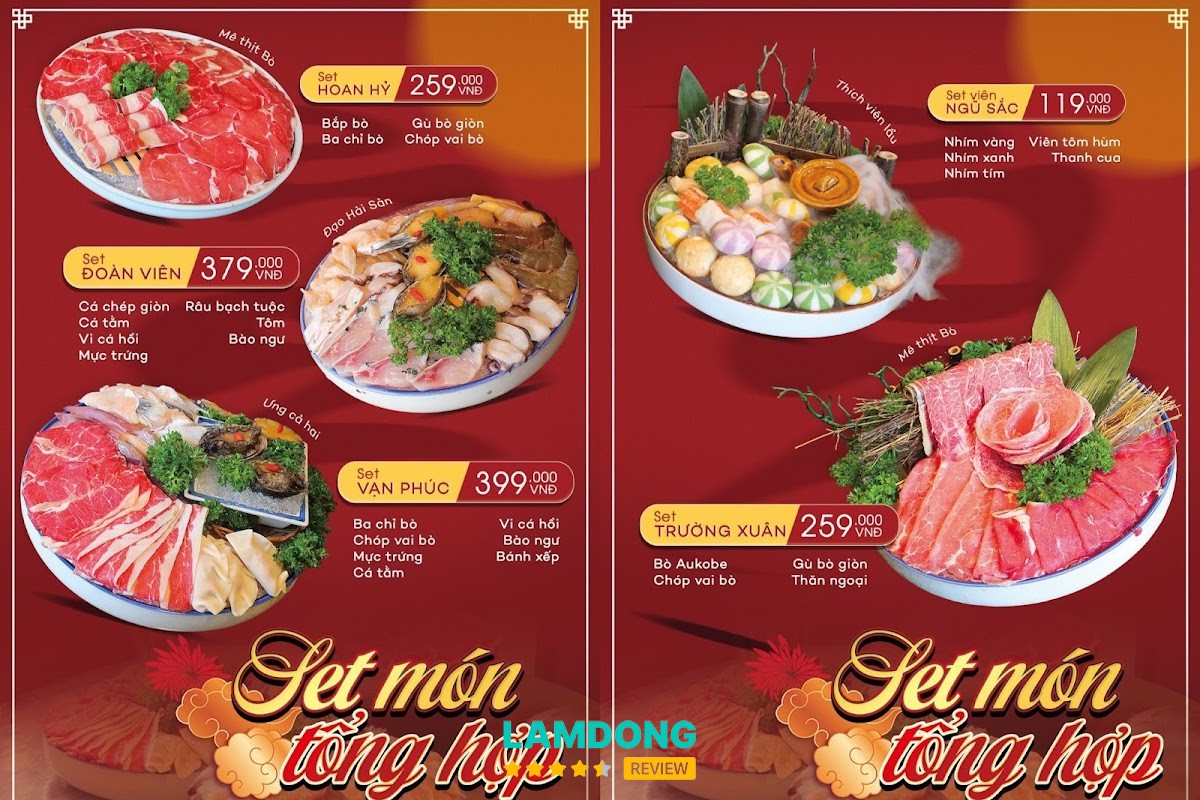 Hình ảnh menu tại Xuyên Tiêu - Lẩu Hong Kong