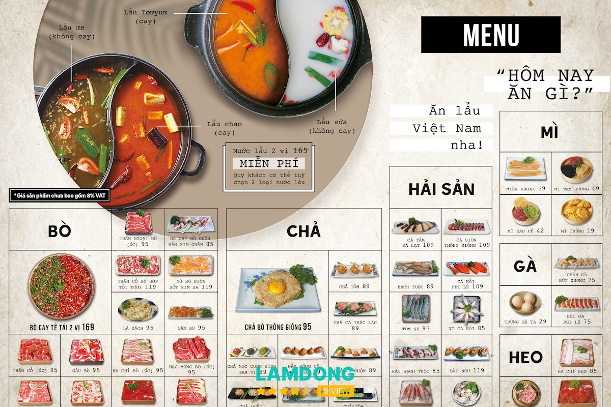 Không gian Tiệm Lẩu Thông Giông