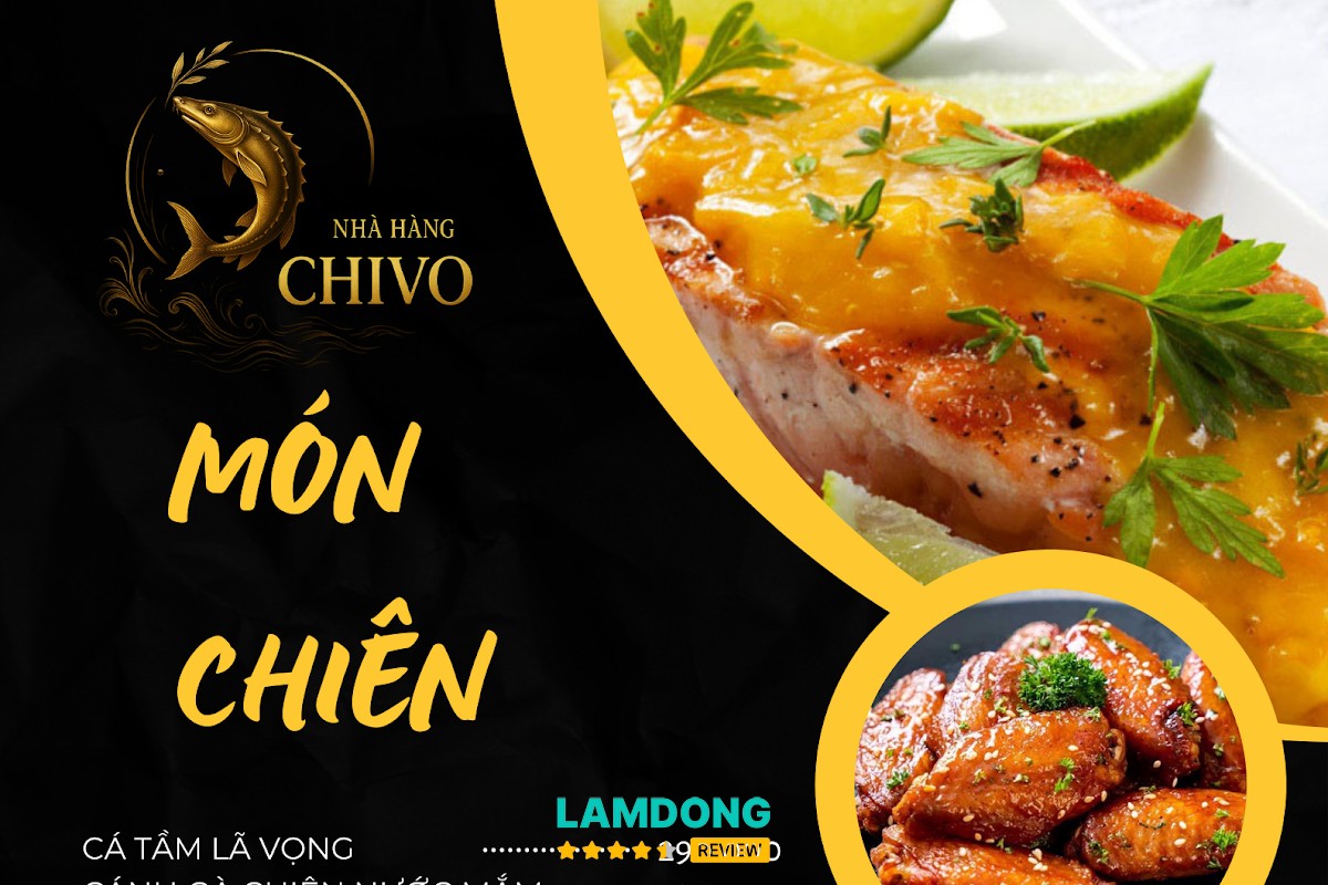 Menu món ăn tại Nhà Hàng CHI VO