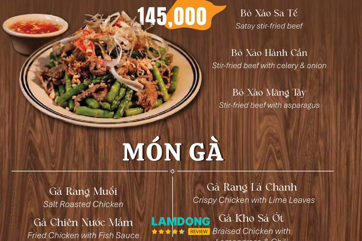 Hình ảnh thực đơn Tiệm cơm ÚT HIỀN