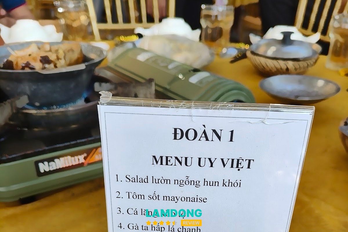 Hình ảnh menu Điểm Hẹn Sài Gòn