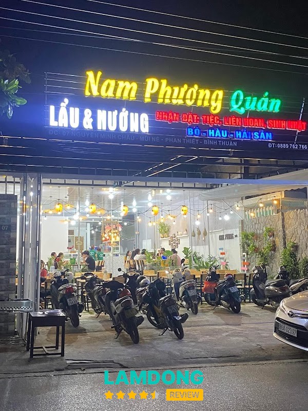 Món ăn tại Nam Phương Quán