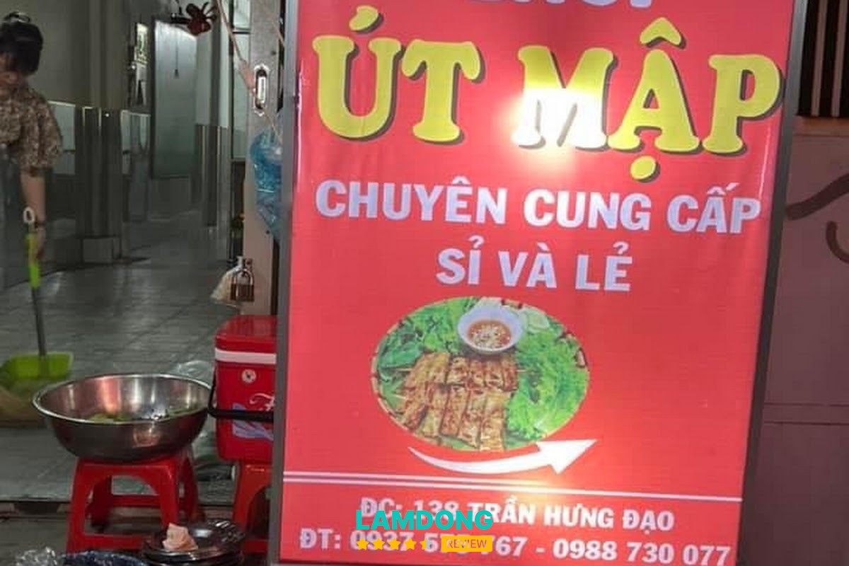 Menu tại Chả Lụi Hàm Tân ÚT MẬP