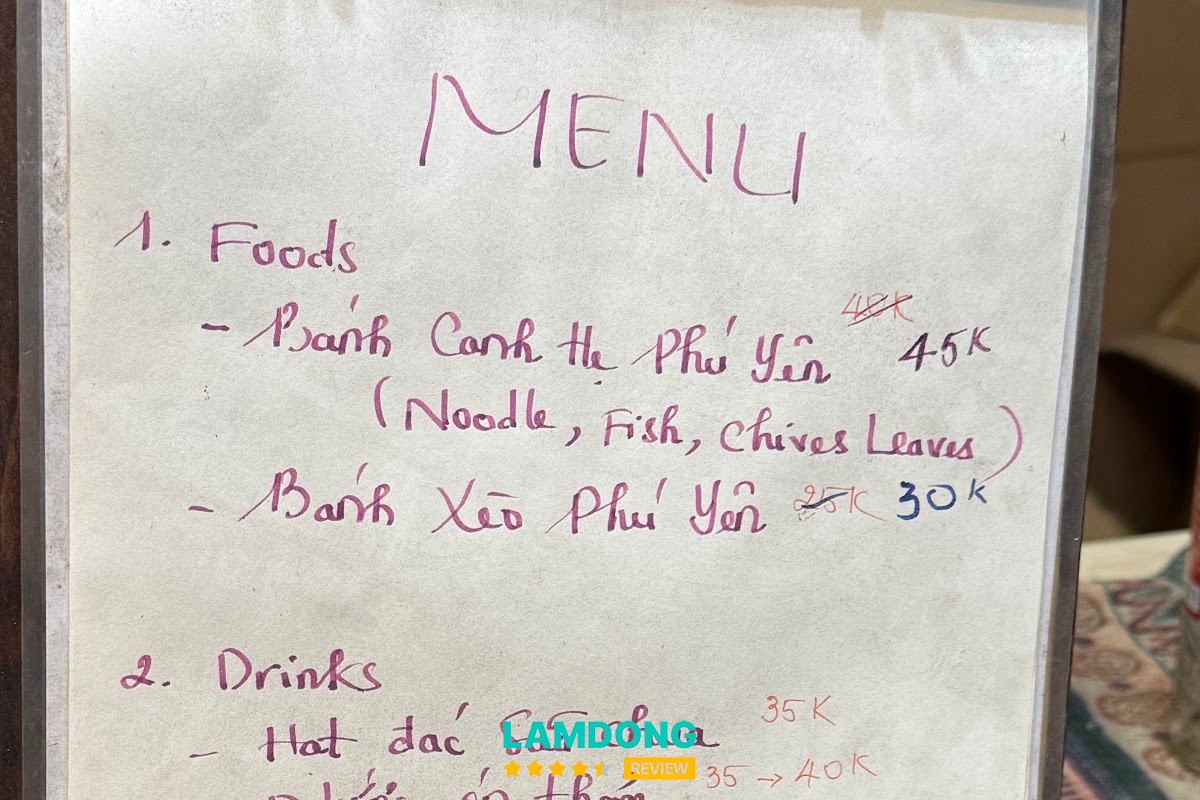 Bánh Canh Hẹ Phú Yên tại Đà Lạt